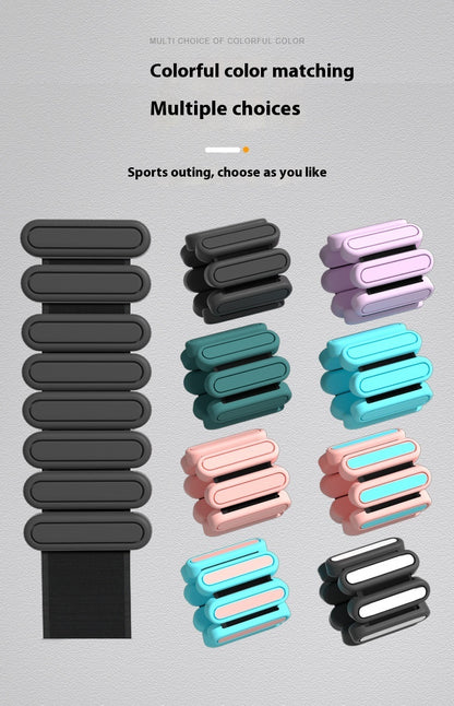 Silicone Weight-bearing Bracelet Yoga Fitness Running Weight Gain Sports Bracelet